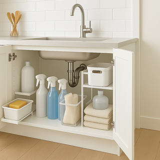 Under-Sink Storage Solutions: Maximize Every Inch in Kitchen and Bath