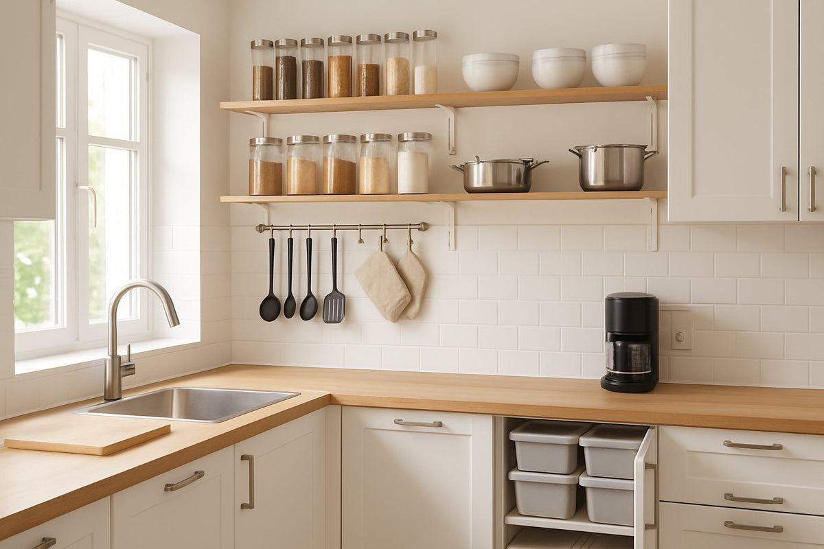 Small Kitchen Organization: Space-Saving Storage Ideas That Actually Work