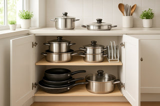 How to Organize Pots, Pans, and Lids Without a Remodel