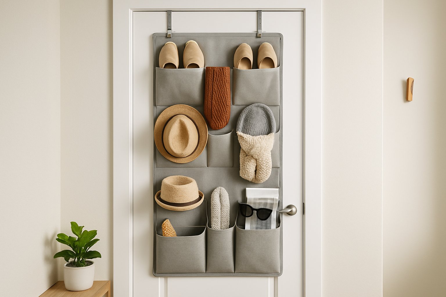 Over-the-Door Organizers for Instant Entryway and Closet Storage
