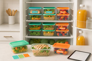 Meal Prep Organization: Portion Containers, Labels, and Fridge Zones