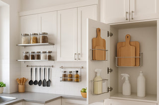 Vertical Storage Hacks: Use Walls, Doors, and Inside-Cabinet Space