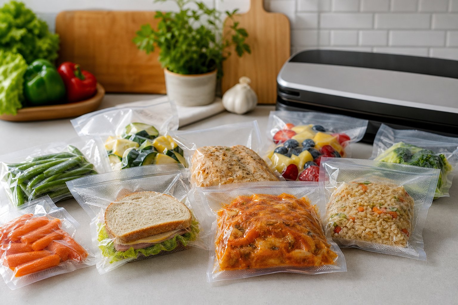 How to Choose the Right Vacuum Sealer Bag Size for Lunches, Snacks, and Leftovers
