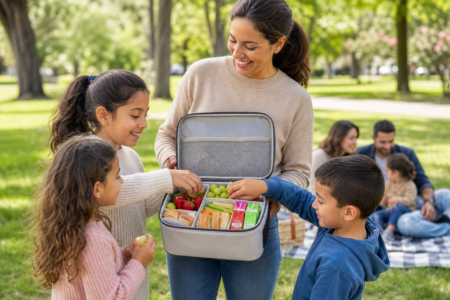Can a Snack Box Carry Bag Make Family Outings Easier to Pack and Clean Up?