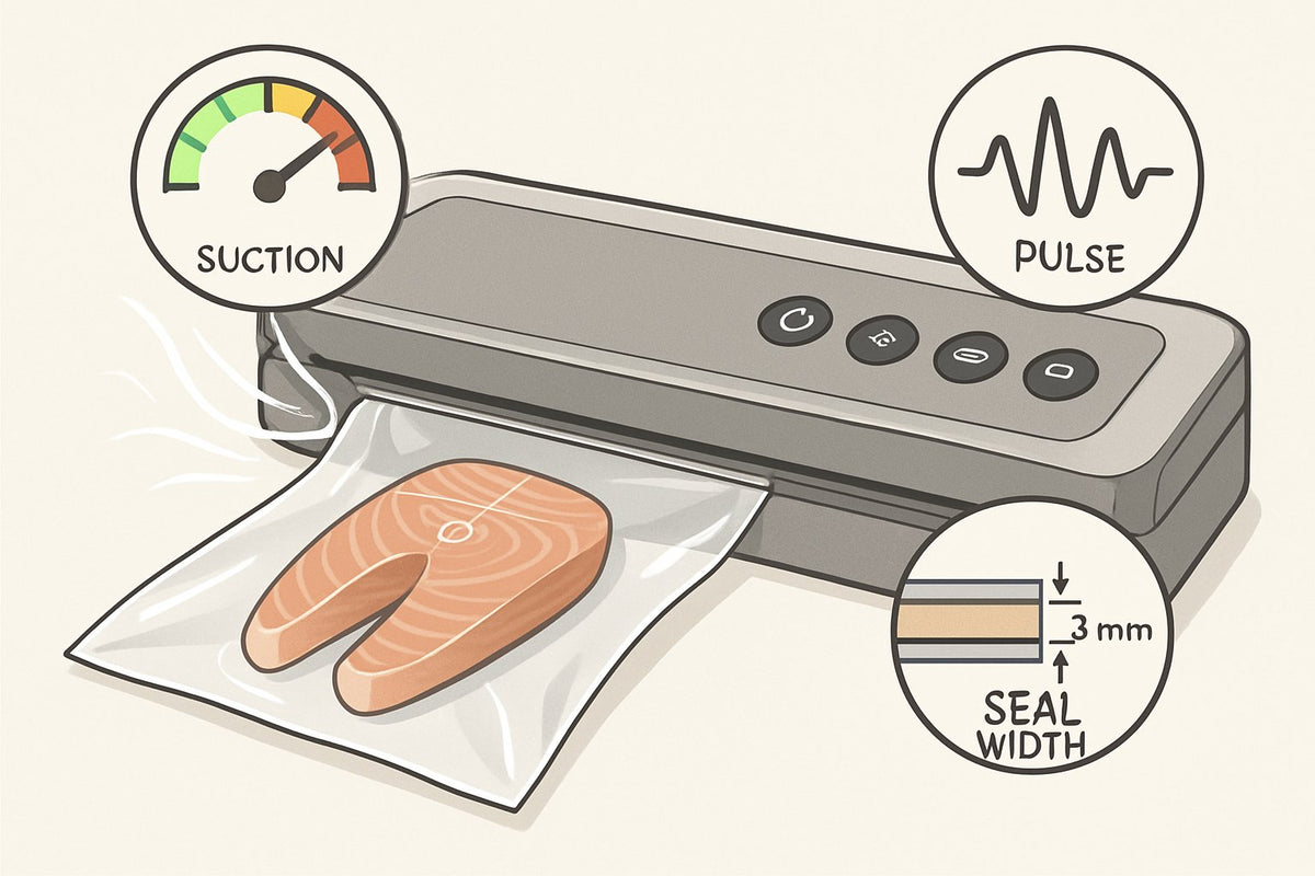 How to Read Vacuum Sealer Specs: Suction Power, Seal Width, Pulse Mode & More Explained