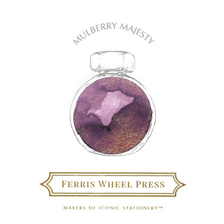 Mulberry Majesty Fountain Pen Inks - 10ml Bottled | Ferris Wheel Press