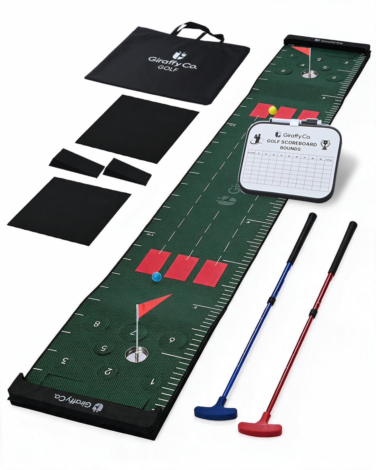 Golf Putting Mat Game Set – 10ft