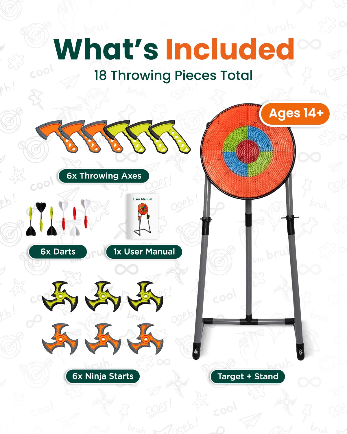 Axe Throwing Game Set