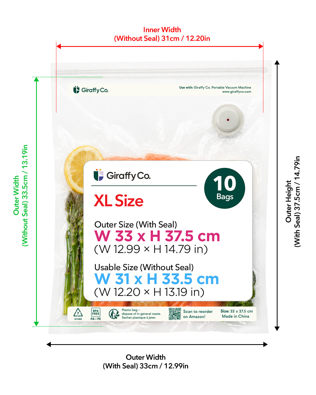Vacuum Sealer Bags