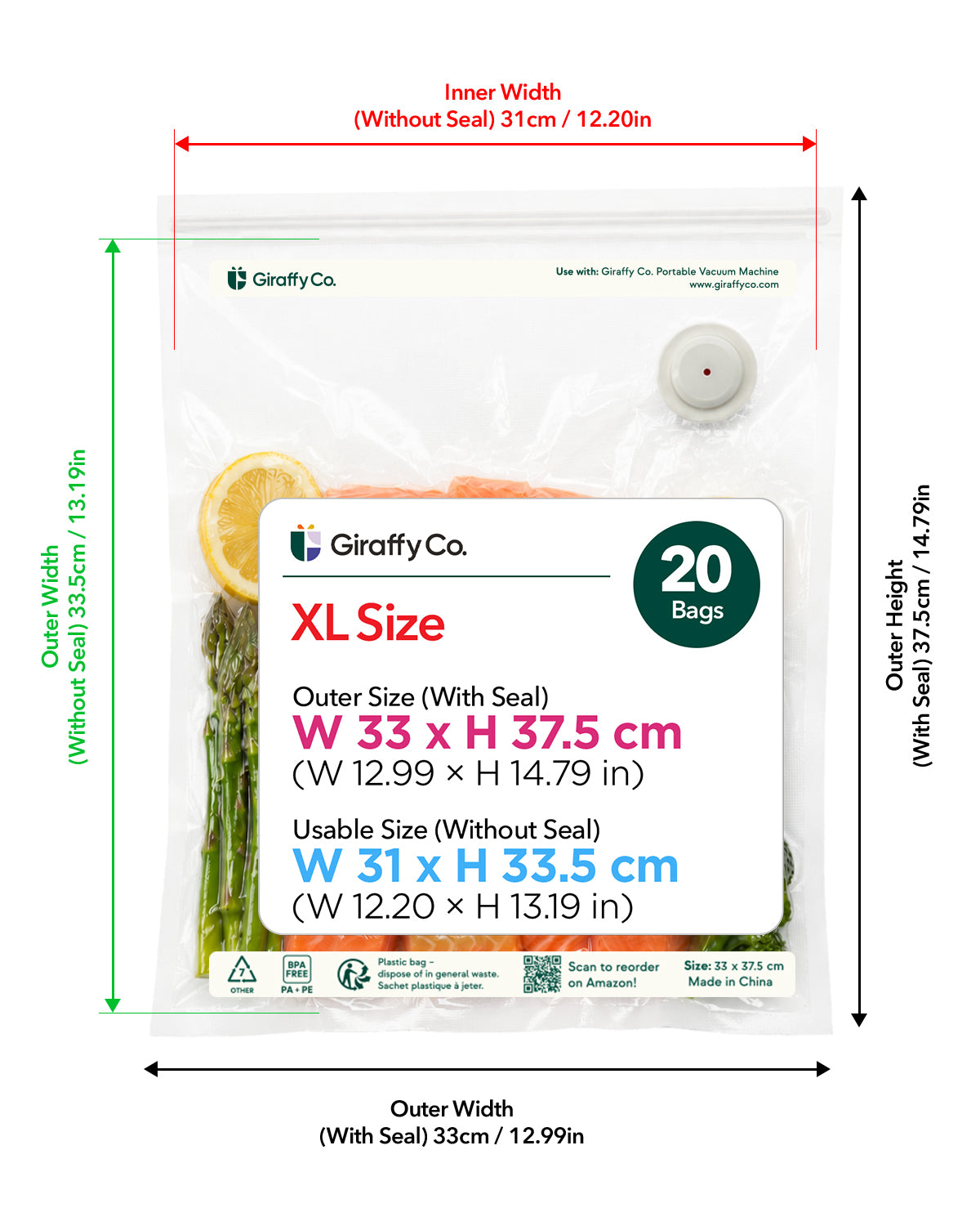 Vacuum Sealer Bags