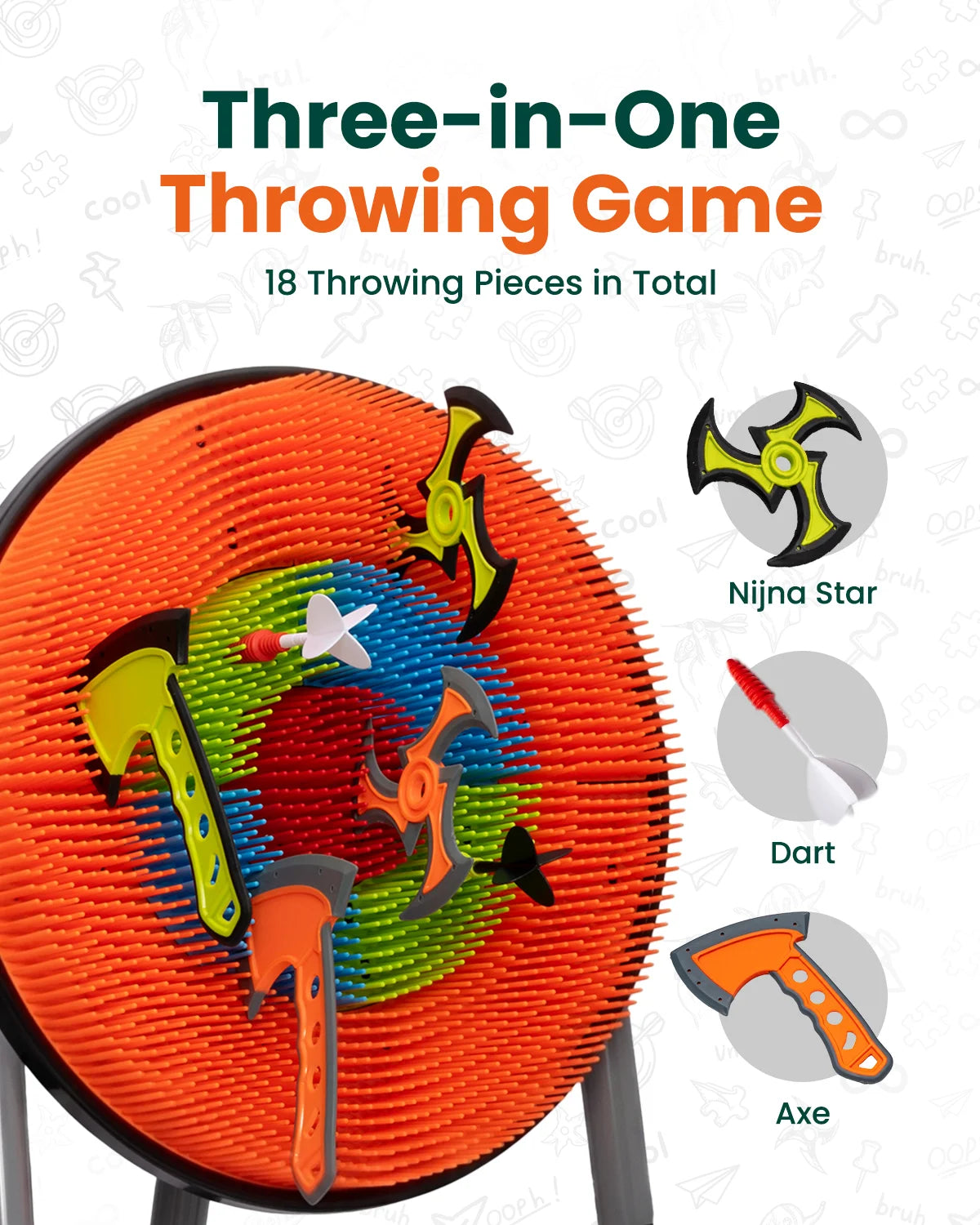 Axe Throwing Game Set