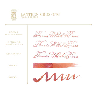 Lantern Crossing Fountain Pen Inks - 10ml Bottled | Ferris Wheel Press
