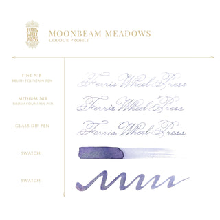 Moonbeam Meadows Fountain Pen Inks - 10ml Bottled | Ferris Wheel Press