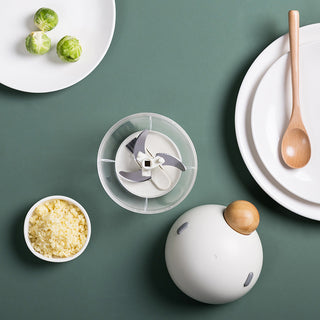 PINMOO Easy Pull Manual Food Processor
