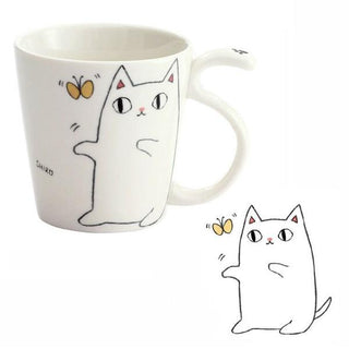 Neko Sankyodai Three Cats Brothers Tailed Mug