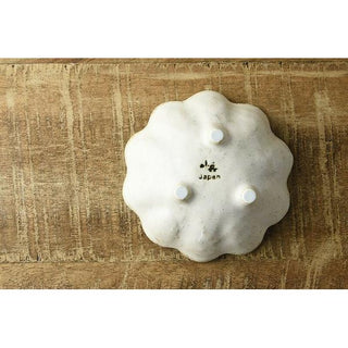 Kaneko Kohyo - Side Dish Bowl - White - Rinka Series - Handcrafted Japanese Mino Ware