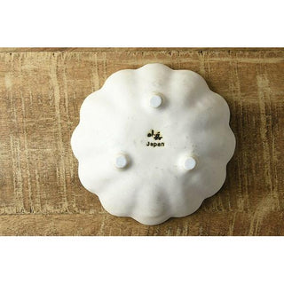Kaneko Kohyo - Side Dish Bowl - White - Rinka Series - Handcrafted Japanese Mino Ware