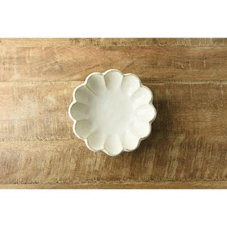 Kaneko Kohyo - Main Dish Bowl - White - Rinka Series - Handcrafted Japanese Mino Ware
