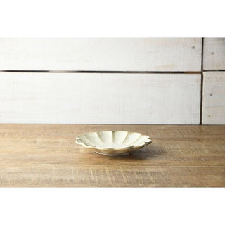 Kaneko Kohyo - Small Plate - White - Rinka Series - Handcrafted Japanese Mino Ware