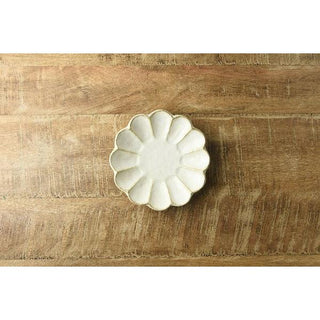 Kaneko Kohyo - Small Plate - White - Rinka Series - Handcrafted Japanese Mino Ware