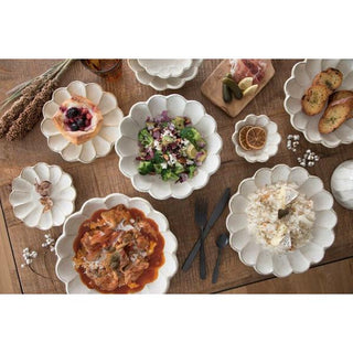 Kaneko Kohyo - Small Plate - White - Rinka Series - Handcrafted Japanese Mino Ware