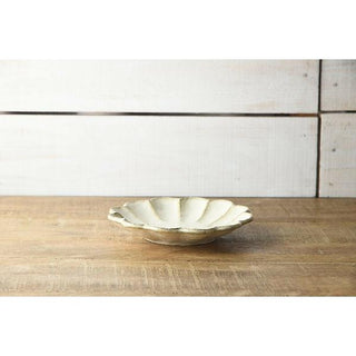 Kaneko Kohyo - Main Plate - White - Rinka Series - Handcrafted Japanese Mino Ware