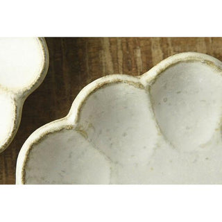 Kaneko Kohyo - Main Plate - White - Rinka Series - Handcrafted Japanese Mino Ware