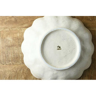 Kaneko Kohyo - Main Dish Bowl - White - Rinka Series - Handcrafted Japanese Mino Ware