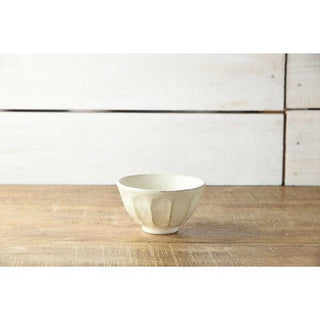 Kaneko Kohyo - Rice Bowl - White - Rinka Series - Handcrafted Japanese Mino Ware