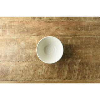 Kaneko Kohyo - Rice Bowl - White - Rinka Series - Handcrafted Japanese Mino Ware