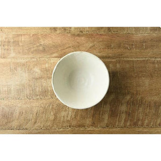 Kaneko Kohyo - Rice Bowl - White - Rinka Series - Handcrafted Japanese Mino Ware
