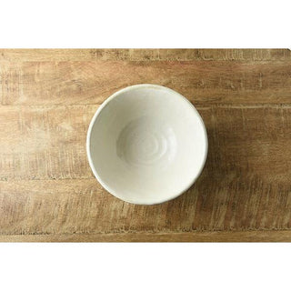 Kaneko Kohyo - Rice Bowl - White - Rinka Series - Handcrafted Japanese Mino Ware