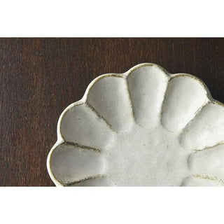 Kaneko Kohyo - Small Plate - White - Rinka Series - Handcrafted Japanese Mino Ware