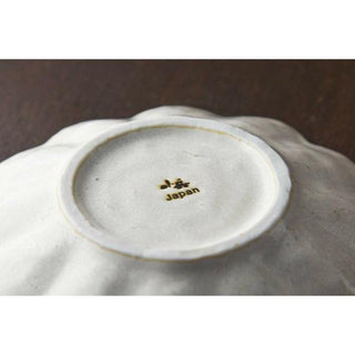 Kaneko Kohyo - Small Plate - White - Rinka Series - Handcrafted Japanese Mino Ware