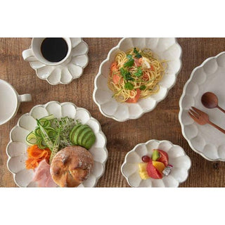 Kaneko Kohyo - Small Plate - White - Rinka Series - Handcrafted Japanese Mino Ware