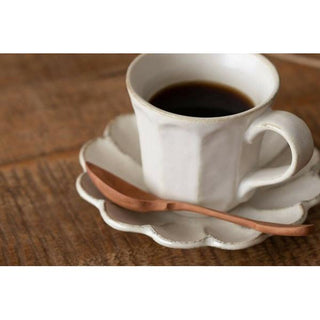 Kaneko Kohyo - Small Plate - White - Rinka Series - Handcrafted Japanese Mino Ware