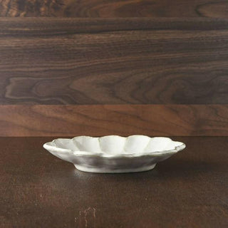 Kaneko Kohyo - Small Plate - White - Rinka Series - Handcrafted Japanese Mino Ware