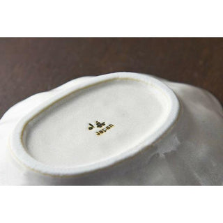 Kaneko Kohyo - Small Plate - White - Rinka Series - Handcrafted Japanese Mino Ware