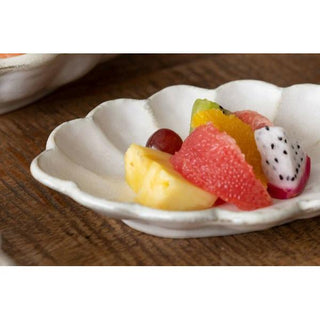 Kaneko Kohyo - Small Plate - White - Rinka Series - Handcrafted Japanese Mino Ware
