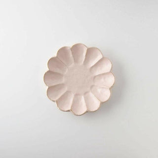 Kaneko Kohyo - Small Plate - Pink - Rinka Series - Handcrafted Japanese Mino Ware