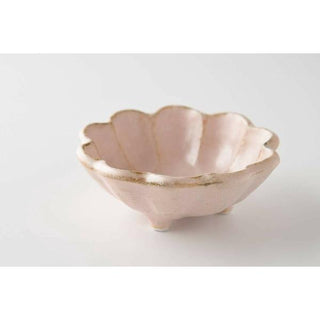 Kaneko Kohyo - Side Dish Bowl - Pink - Rinka Series - Handcrafted Japanese Mino Ware