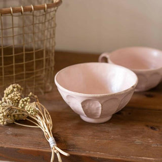 Kaneko Kohyo - Donburi Bowl - Pink - Rinka Series - Handcrafted Japanese Mino Ware