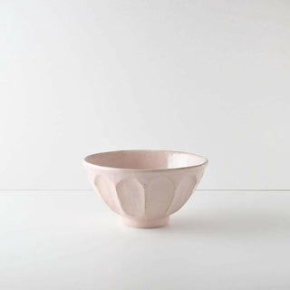 Kaneko Kohyo - Rice Bowl - Pink - Rinka Series - Handcrafted Japanese Mino Ware
