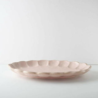 Kaneko Kohyo - Main Plate - Pink - Rinka Series - Handcrafted Japanese Mino Ware
