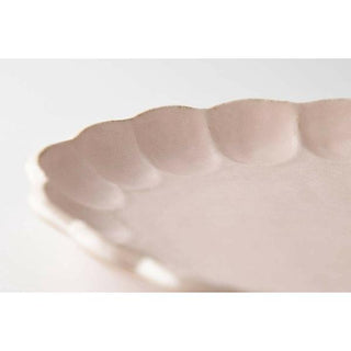 Kaneko Kohyo - Main Plate - Pink - Rinka Series - Handcrafted Japanese Mino Ware