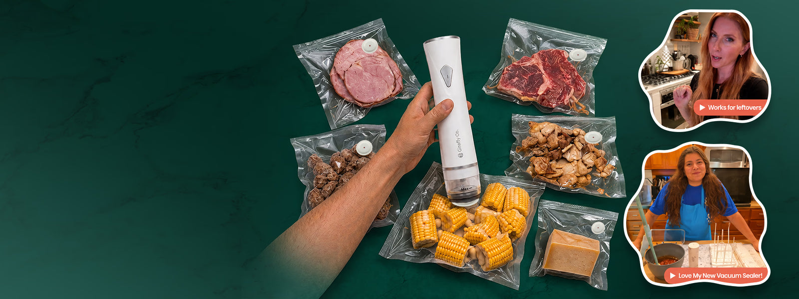 Seal it fresh. Forget the waste.