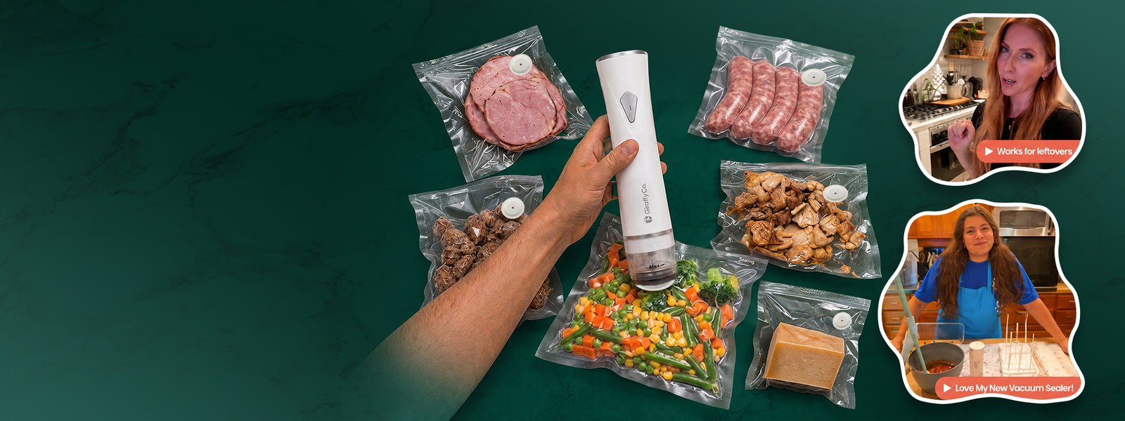 Seal it fresh. Forget the waste.