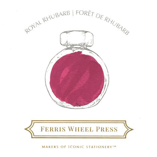 Royal Rhubarb | 38ml Ink | Ferris Wheel Press