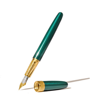 The Joule Fountain Pen - Engravers Teal | Ferris Wheel Press