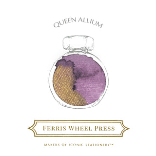 Queen Allium Fountain Pen Inks - 10ml Bottled | Ferris Wheel Press
